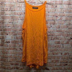 LouKeith Tank Top Sleeveless Top Orange Size Large